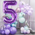 KatchOn Giant Purple 5 Balloon Number - 40 Inch Mylar Purple Number 5 Balloon for Birthday Decorations