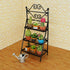 Set (11pieces) 1 12 SAMCAMI Dollhouse Furniture Flower Stand - Vintage Metal Plant Stand and Other Miniature