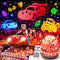 PIKOY Toddler Toy Cars Toy Projector | 6HD Films+15 Sounds+31 Colors+Remote Control+360Rotating