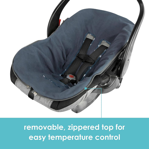 JJ Cole Baby Bundle 365 – Lightweight Baby Car Seat Cover & Stroller Accessory for Year Round Comfort