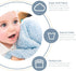 Trimmed 100% (29x35 Inches) GooseWaddle Luxury Silky Smooth, Satin Baby Blanket, Polyester Machine Washable Blankie