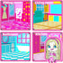 3+, 4-8 3+ GobiDex Princess Magnetic Doll House Building Toys for Girls Pink Magnet Tiles for Kids Ages STEM Sensory
