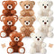 Liliful 8 Pieces 8 Inch Bear Stuffed Animal Bulk, Soft Plush Toys for Baby Shower Christmas Birthday Party Gifts