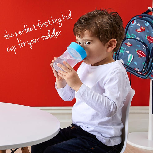 b.box Toddler Training Cup, Free Flow Opening, BPA Free, Dishwasher Safe, Ages 12+ Months, Lemon, 8oz