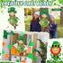Seenelling Set 23.6 31.5in 6 St Patricks Day Games Large x Dart Board Games with Sticky Balls Irish Party for Adults