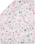 3-Piece Set Bedtime Originals Blossom Pink Watercolor Floral Mini Crib Bedding