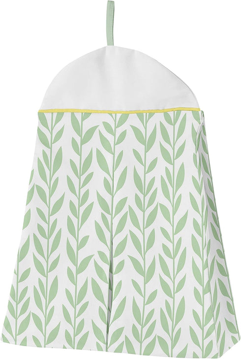 Set 4 Sweet Jojo Designs Yellow, Green and White Sunflower Boho Floral Baby Girl Nursery Crib Bedding - Pieces