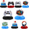 6 PCS Video Game Honeycomb Table Centerpiece: Game On Controllers GamePad Table Toppers for Game Theme Baby Shower,