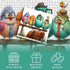 PICKFORU 1000 Funny Bird Puzzles for Adults Pieces, Nature Cute Animal Colorful Wildflower Puzzle, Impossible Hard