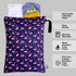 Swimming 12.6'' 16.5'' FLOCK THREE Washable and Reusable Wet Bag Diaper Bag Water Resistant Bag Travel Toiletries Pouch