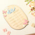 Penitue Wooden Baby Announcement Sign, Cute Hello World Newborn Signs Welcome Baby Arrival Plaque Decor for Hospital