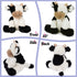 Hopearl 9'' Adorable Plush Cow Toy Floppy Dairy Cattle Soft Stuffed Animal Cute Birthday Gifts for Kids, Boys, Girls