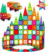 Magnetic Tiles Toy with 2 Cars - 110 Pcs 3D Magnet Building Blocks Set for Kids STEM Educational Toys for Ages 3-8