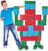 Cardboard Building Block, EXERCISE N PLAY 40pcs Extra-Thick Jumbo Giant Building Blocks for Kids