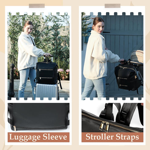 Backpack 15 Backpack,2 Omanmoli Diaper Bag Baby Diaper Bag with Pockets Travel Insulated Pockets,Stroller