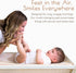 MY LITTLE ZONE 2-Pack 100% 32"x16" 8" Baby Changing Pad Covers Boy, Changing Table Sheets, Cotton Muslin Changing Pad