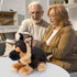 16 German Shepherd Stuffed Animal, Soft Realistic Dog Plush Toy for Boy and Girls, Huggable and Washable Non-Shedding
