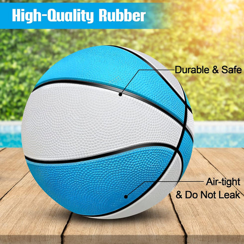 TNELTUEB Mini Basketball Replacement - 8.5 Inch Mini Pool Basketballs for Indoor Outdoor Toy
