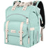 Jiefeike Diaper Bag Backpack,Green diaper bags for baby girl boy, girl diaper