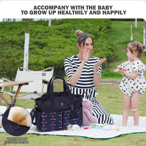 Mommy Diaper Bag Tote: Large Tote Baby Bag Boy Diaper Bag Stylish Girl Diaper Bag,Shoulder Bag