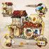 Set 7-9 1242 Honey Workshop Mini Building Blocks, MOC Creative Building Toys Model for Years Old Girls Boys, PCS