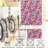 visesunny 2Pcs 2 Cute Cow Flower Wet Bag with Zippered Pockets Snap Handle Washable Reusable Roomy