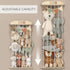Stuffed Animal Storage Zoo with Decorative Muslin Garland - Cute Wooden Toy Storage Organizer for Kids Playroom