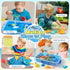 2.2lbs Sand,12 3 4 5 6 7 FRUSE Ocean Sensory Bin,Play Sand Art Kit with Play Sea Animal Toys,Sand Molds,Role Play Beach