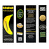 7" Banana for Scale - The Official Internet Measurement Tool - Foam Banana with Ruler - Funny Gag Gift Box, Novelty