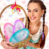 HSLCGF 6 Pack 10 Inch Translucent Fillable Easter Eggs Jumbo Easter Eggs Empty Large Eggs Bulk Colorful Bright Plastic
