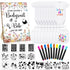 Chuarry 43 Pcs DIY Bibs Decorating Kit 8 Bodysuits 8 Pcs 2 Ply