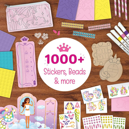 20+ 5,6,7,8 8-12 Imagimake Unicorn Craft Kit | Mess Free Activities | Bracelet Making Kit, Magnetic Board Princess