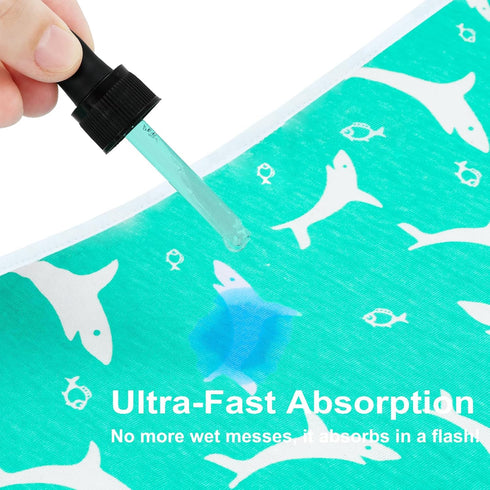 8-Pack Baby Burp Cloths Ultra-Soft Absorbent, Large Size, Cotton,Adorable Designs Perfect for Boys and Girls