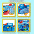 18 Playset 3+ Shark Toy & Deep Sea Creatures Ocean Animal Toys with Truck Cars, Piece Educational for Kids Ages Years