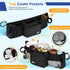 ZZM Double Stroller Organizer for Bob Duallie and Baby Jogger City Mini GT2, Double Baby Stroller Accessories