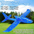 2 Pack 15/25s 3-12 Fuwidvia Electric Foam Airplane Toy, LED Plane Toy for Boys, Outdoor Flying Toy Birthday Gifts