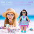 18 Inch Set,Included 2 American Doll Makeup Accessories and Mermaid Clothes Pieces Clothes,Mermaid Messenger