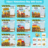 32 Pack Sets Valentines Day Gifts for Kids, Trucks Valentines Day Cards for Kids with Construction Vehicles Toys, Pull