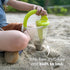 3+ HABA Spilling Funnel XXL with Sifting Shovel - Ultimate Sand & Water Mixing STEM Learning Activity, Kids Beach Toys