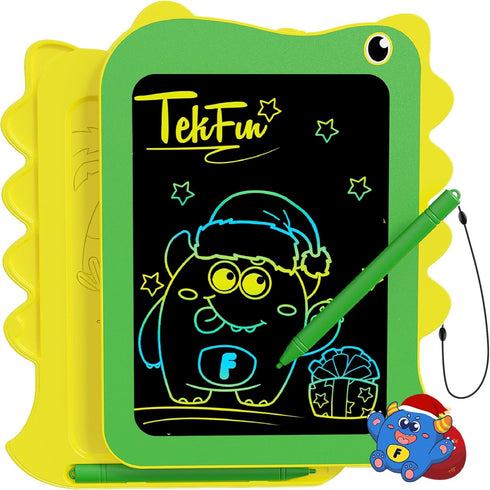 TEKFUN LCD Writing Tablet for Kids, Doodle Board Drawing Pad, Dinosaur Toys