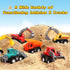 1-3 3-5 Fajiabao Construction Toy Cars for Toddlers Boy Toys Mini Pull Back Cars Small Truck Sensory Bin Bulk & Goodie