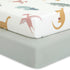 Evolur Rawrsome Light 2 Pack Crib Sheet, Fitted Crib Sheet for Standard