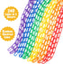 240pcs C-Clips Hooks Plastic Chain Links - Counting & Linking Activity Kit, Sensory Toys for Toddlers, Educational