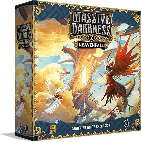 Massive Darkness 2 Heavenfall Board Game Expansion, Cooperative Strategy Game for 1-6 Players, Ages 14+