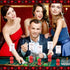 6 Pcs Dice Table Number Holders - Casino Game Kit with Place Card Holders and Table Number Cards