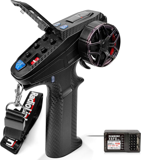 DUMBORC X6PM-350 2.4GHz 6CH Mini RC Radio Transmitter with X6FG Gyro Receiver