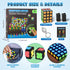 Mini-38 3x3x3 Cube-4 1 Magnetic Fidget Spinner Blocks, Glow Magnet Cube & Transformable Fidget Spinner & Infinity Cube