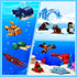 EITOLNR 32 Pack 846PCS 6-12 Marine Animals Building Blocks - Kids Party Favors Educational Toy, Goodie Bag Stuffers
