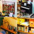 Spilay Dollhouse Miniature with Furniture, DIY Wooden Crafts Kit with Dust Cover and Music, 1:24 Scale Gift
