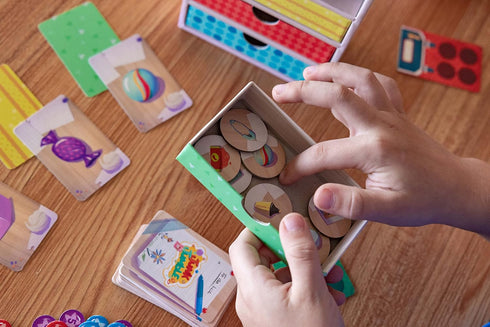 Junk Jumble Fun Memory Kids Board Game by Blue Orange Games, 2 to 5 Players for Ages 6+
